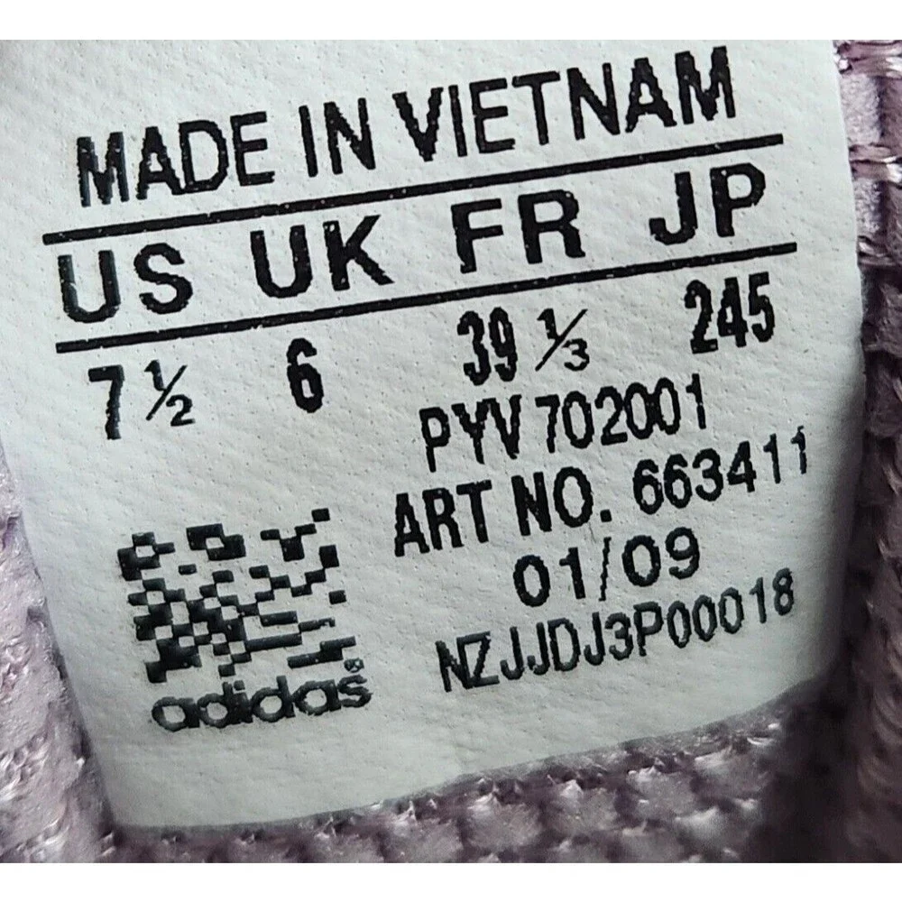 Adidas Womens Shamiso Running Shoe 663411 Athletic Comfort Sneaker Size 7.5 New - Picture 9 of 9